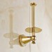 Rozin Gold Color Upright Style Toilet Paper Holder Wall Mounted - B00LB1UXW2